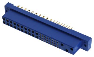 POSITRONIC PCIH47F9300A1/AA-246.0 Rectangular Power Connector, 47 Contacts, PCIH Series, Panel PCB Mount, Press Fit, Receptacle