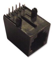 MH CONNECTORS MHRJJ88NFRA Modular Connector, RJ45 Jack, 1 x 1 (Port), 8P8C, Through Hole Mount