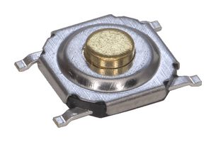 C&K COMPONENTS PTS526SM15SMTR21 LFS Tactile Switch, PTS526 Series, Top Actuated, Surface Mount, Round Button, 160 gf, 50mA at 12VDC
