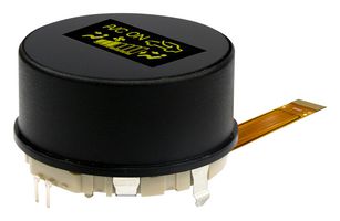 MIDAS DISPLAYS MDOD128064A1D-YM Graphic OLED, 128 x 64 Pixels, Yellow on Black, 3V, SPI, I2C, 39.4mm x 24.8mm, -20 °C