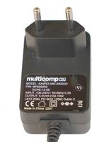 MULTICOMP PRO MP009259 AC/DC Power Supply, ITE, 1 Output, 12 W, 5 VDC, 2 A