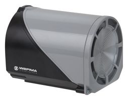 WERMA 14400075 Multi-Tone Sounder, 32 Tone, 114 dB, 2.85 kHz, 24 VAC/DC, 150 mm, IP65