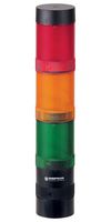 WERMA 63930001 Signal Tower, Blinking/Steady, ClassicLOOK, Green/Red/Yellow, 24 VAC/DC, 40 mm, Base/Wall Mount