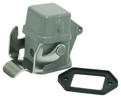 MULTICOMP PRO MP009341 Heavy Duty Connector, Base, Bulkhead Mount, Zinc Body, 1 Lever, 3A