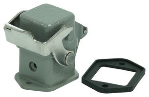 MULTICOMP PRO MP009342 Heavy Duty Connector, Base, Bulkhead Mount, Zinc Body, 1 Lever, 3A