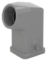 MULTICOMP PRO MP009347 Heavy Duty Connector, Hood, Side Entry, Zinc Body, 1 Lever, 3A