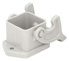 MULTICOMP PRO MP009348 Heavy Duty Connector, Base, Bulkhead Mount, PC (Polycarbonate) Body, 1 Lever, 3A