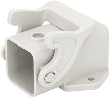 MULTICOMP PRO MP009349 Heavy Duty Connector, Base, Bulkhead Mount, PC (Polycarbonate) Body, 1 Lever, 3A