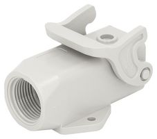 MULTICOMP PRO MP009350 Heavy Duty Connector, Base, Bulkhead Mount, Top Entry, PC (Polycarbonate) Body, 1 Lever, 3A