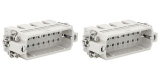 MULTICOMP PRO MP009529 Heavy Duty Connector, MP-HA INSERTS, Insert, 32+PE Contacts, 16A, Plug