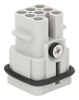 MULTICOMP PRO MP009531 Heavy Duty Connector, MP-HD INSERTS, Insert, 7+PE Contacts, 3A, Plug