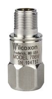 AMPHENOL WILCOXON 786V Velocity Sensor, 100 mV/in/sec, ±5%, 200 ohm, Panel, -50 to 120 °C,  1Hz - 12KHz, MIL-C-5015