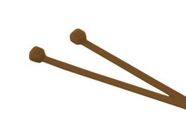 MULTICOMP PRO MP010048 Cable Tie, Nylon 4.6 (Polyamide 4.6), Brown, 385 mm, 4.8 mm, 110 mm, 50 lb