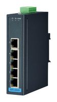 ADVANTECH EKI-2525-BE Switch, 5 Ports, Industrial, Unmanaged Fast Ethernet, DIN Rail / Wall, RJ45 x 5, 10Mbps, 100Mbps