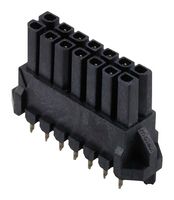 MOLEX 44769-1402 PCB Receptacle, Board-to-Board, Wire-to-Board, 3 mm, 2 Rows, 14 Contacts, Female Receptacle
