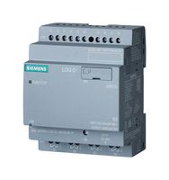 SIEMENS 6ED1052-2HB08-0BA1 Logic Module, Digital 8 I/P, 4 O/P, 24 VDC, DIN Rail, LOGO! Series