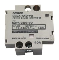 OMRON INDUSTRIAL AUTOMATION G32A-A420-VD DC12-24 Solid State Relay, 20 A, 480 VAC, DIN Rail, Screw
