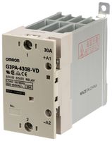 OMRON INDUSTRIAL AUTOMATION G3PA-430B-VD DC12-24 Solid State Relay, 30 A, 30 VDC, DIN Rail, Screw, Zero Crossing