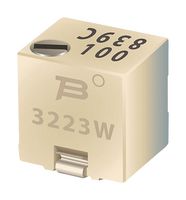 BOURNS 3223W-1-202E Trimmer, Multi Turn, Cermet, Top Adjust, 2 kohm, Surface Mount, 11 Turns