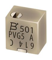 BOURNS PVG5A102C03R00 Trimmer, Multi Turn, Cermet, Top Adjust, 1 kohm, Surface Mount, 12 Turns