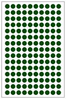 MULTICOMP PRO MP010409 Label, Round, Self Adhesive, 12 mm, Paper, Green