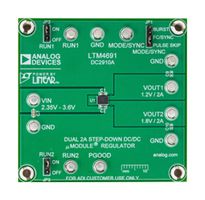 ANALOG DEVICES DC2910A Demo Board, LTM4691EY#PBF, Low Input, High Efficiency, Dual 2 A Step-Down μModule DC/DC Converter