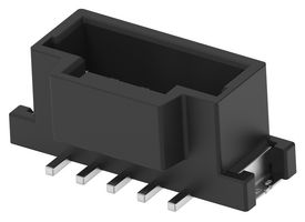 TE CONNECTIVITY 4-2232829-5 Pin Header, Black, Key B, Wire-to-Board, 2 mm, 1 Rows, 5 Contacts, Surface Mount Straight