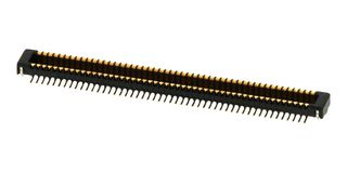 MOLEX 55909-1074 Mezzanine Connector, Header, 0.4 mm, 2 Rows, 100 Contacts, Surface Mount Straight, Brass