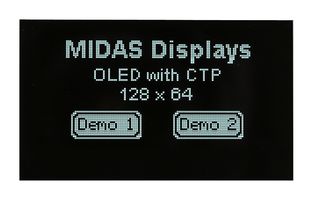 MIDAS DISPLAYS MDOG128064H1D-WMC