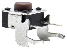 E-SWITCH TL1105VF100Q Tactile Switch, SPST-NO, TL1105 Series, Side Actuated, Through Hole, Right Angle, Round Button