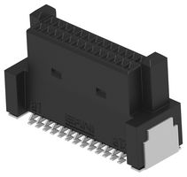ERNI - TE CONNECTIVITY 294027-E Mezzanine Connector, Blindmate, Receptacle, 0.8 mm, 2 Rows, 26 Contacts, Surface Mount Straight