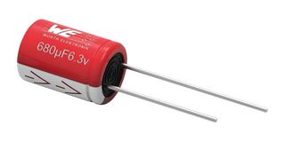 WURTH ELEKTRONIK 870235674004 Polymer Aluminium Electrolytic Capacitor, 68 µF, 35 V, Radial Leaded, 0.02 ohm