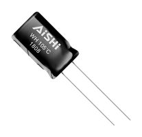 AISHI EWH1HM471G20OT Electrolytic Capacitor, 470 µF, 50 V, ± 20%, PC Pin, 2000 hours @ 105°C, Polar
