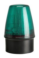 MOFLASH SIGNALLING LED100-03-04 Beacon, Continuous, Flashing, -25 °C to 55 °C, 85 V, 107 mm H, LED100 Series, Green