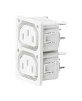 SCHURTER 3-135-539 Extension Lead, 3 Outlets, IEC 60320 Type F, 15 A, 250 V, IEC 60320 Type E