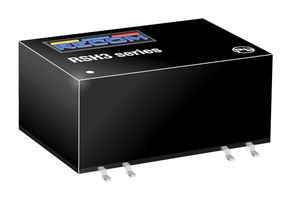RECOM POWER RSH3-2424S/H2 Isolated Surface Mount DC/DC Converter, ITE, Surface Mount DIP, 3 W, 1 Output, 24 V