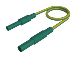 HIRSCHMANN TEST AND MEASUREMENT 934047188 Banana Test Lead, 4mm Banana Plug, Shrouded, 4mm Banana Socket, Shrouded, 6.6 ft, 2 m