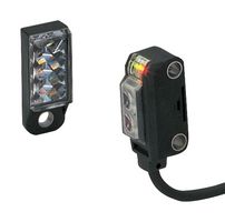 PANASONIC EX-29A Photo Sensor, 200 mm, NPN Open Collector, Retroreflective, 12 to 24 VDC, Cable, Light-On