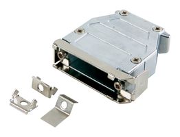 AMPHENOL CONEC 160X11189X D Sub Strain Relief, CONEC 9-37 Position D Sub Hoods, DE, DA, DB, DC, Zinc Die-cast, 12 mm