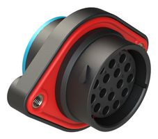 AMPHENOL SINE/TUCHEL AHDP02-24-16SR-SRA Circular Connector, Standard Circular Connector, DuraMate AHDP Series, Panel Mount Receptacle