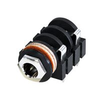 REAN NYS2152 Phone Audio Connector, Mono, 6.35mm, 2 Contacts, Jack, Panel Mount, Tin Plated Contacts