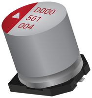 KYOCERA AVX APD0609101M035R Polymer Aluminium Electrolytic Capacitor, 100 µF, 35 V, Radial Can - SMD, 0.036 ohm