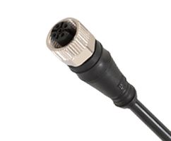 MOLEX 1200652254 Sensor Cable, M12, Micro-Change Receptacle, Free End, 4 Positions, 10 m, 32.81 ft
