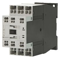 EATON MOELLER DILM25-11(230V50/60HZ)-PI Contactor, 25 A, DIN Rail, Panel, 690 VAC, 3PST-NO, 3 Pole, 14 kW