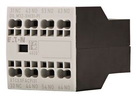 EATON MOELLER DILM32-XHI31-PI Auxiliary Contact, 4 Pole, IP20, Eaton DILM/DILMP Series Contactors, 3NO-1NC, Front Mount, Push In