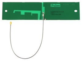 PULSE ELECTRONICS W3554B0293 RF Antenna, 4.9 to 6 GHz, 2G, 3G, 4G, 5G, Bluetooth, BLE, GNSS, WiFi, Zigbee, 3.5 dBi, 50 ohm, U.FL
