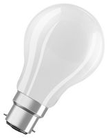 LEDVANCE 4058075590854 LED Light Bulb, Frosted GLS, BC / B22 / B22d / BA22 / BA22d, Warm White, 2700 K, Dimmable, 300°