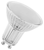 LEDVANCE 4058075608016 LED Light Bulb, Reflector, GU10, Warm White, 3000 K, Non-Dimmable, 120°