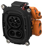 TE CONNECTIVITY 2388502-2 Dust Cap / Cover, Black, Orange, Sealing Cover, Automotive Connectors