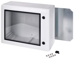 FIBOX ARCA 304015W NO MP Plastic Enclosure, w/ Window, Multipurpose, Polycarbonate, 300 mm, 400 mm, 150 mm, IP65